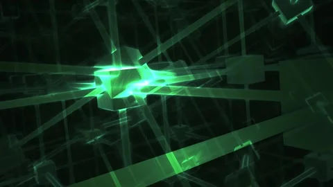 Dynamic Human Silhouette in Motion Blur Against Vibrant Gradient Backdrop Stock Footage 343694755