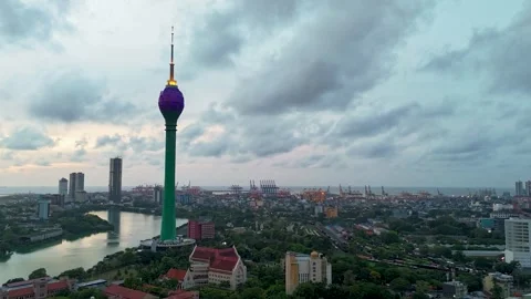 A dynamic hyperlapse capturing Colombos bustling cityscape, modern skyline,.. Stock-Footage 328942631