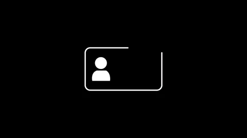 Dynamic id card animation showing personal information and security features Stock Footage 318727830