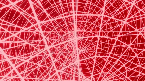 Dynamic immersion in a swirling geometric vortex. Stock Footage 335098322