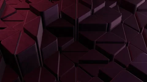 Dynamic Indigo Geometric Triangles Abstract Loop Background: a Textured, Ev.. Stock Footage 337601967