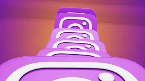 Dynamic Instagram 3D Icons ~ After Effects #261282863