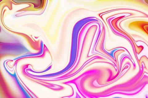 Dynamic interplay of vibrant colors, psychedelic stripes, and textured neon.. Illustrazione stock