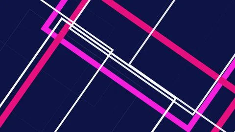 Dynamic intersecting lines and angular frames create a vibrant modern compo.. Stock Illustration