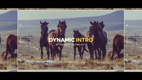 Dynamic Intro 스톡 After Effects