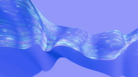 Dynamic Iridescent Motion Background Loop Animated Stock Footage 321351909