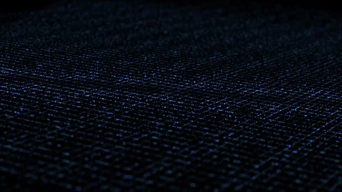 Dynamic Isometric lightning grid blue Stock Footage 104097091