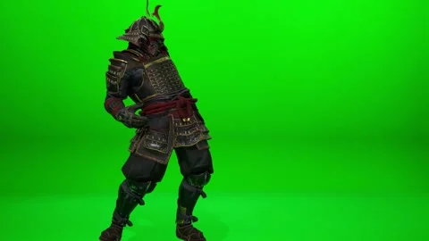 Dynamic Japanese Samurai Dance Cinematic Видео 322100976