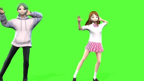 Dynamic Japanese Student Dancer High-Resolution Stock Footage 320452057