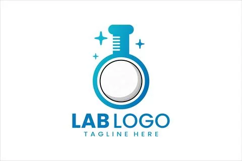 Dynamic Laboratory and Golf Logo Design Stock Illustration