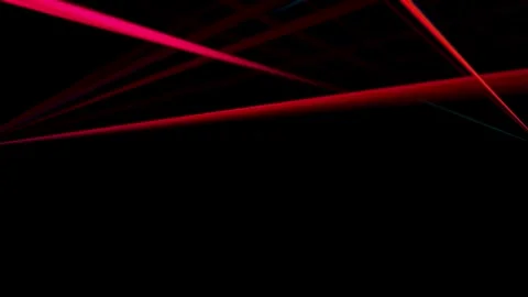 Dynamic laser light show with red and green beams Stock Footage 336051045