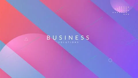 Dynamic Layout. Pink Vibrant Shape. Digital Pattern. Graphic Pag Stock Illustration