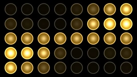 Dynamic LED light panel changing colors Stock Footage 340179964