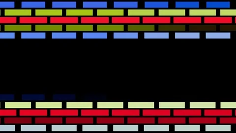 Dynamic led panel patterns for mesmerizing VJ loop music experiences Video stock 293556325