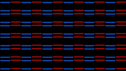 Dynamic LED patterns create a mesmerizing atmosphere for music events Video stock 293679814