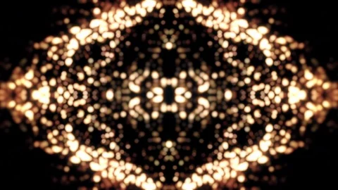 Dynamic light background with abstract patterns of blurred lights (4K) Stock Footage 124291868