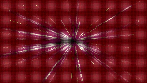 Dynamic light bursts explode from a central point Video stock 330738704