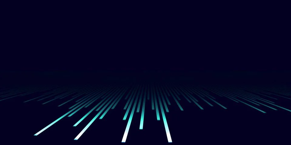 Dynamic light explosion abstract light lines technology 3d illustration Illustrazione stock