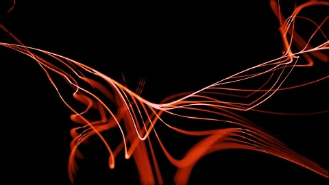 Dynamic light movement, light lines, high speed effect, traffic movement light m Video stock 252268233