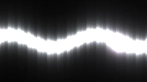 Dynamic light pattern in black and white creating a wave 動画素材 339456773
