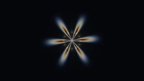 Dynamic light patterns in abstract form on dark background Stock Footage 337968141