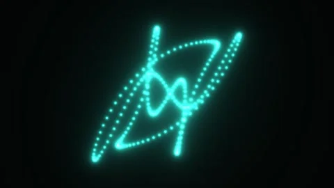 Dynamic light patterns create an abstract design in Stock Footage 338280478