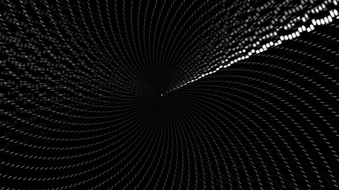 Dynamic light patterns create swirling effects in dark Stock Footage 339365685