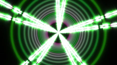 Dynamic light patterns create vibrant visual effects in Stock Footage 339492631