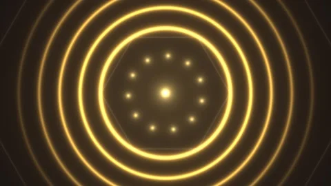 Dynamic light patterns creating shapes in dark space Stock Footage 339305799