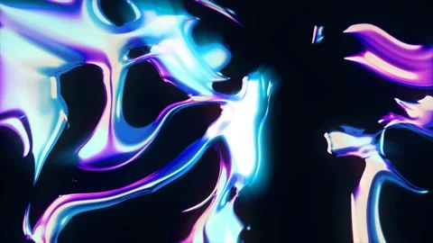 Dynamic light patterns dance across a dark background Stock Footage 308469286