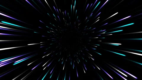 Dynamic Light Speed Tunnel Abstract Motion Background Loop. Видео 340076142