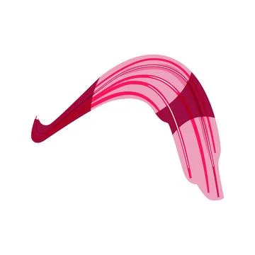 Dynamic light streak creating abstract flowing movement Stock Illustration