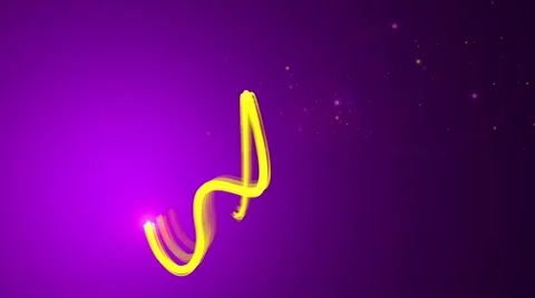 Dynamic light streak element with stardust. Stock Footage 39957150