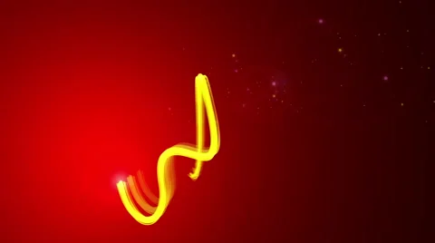 Dynamic light streak element with stardust. Stock Footage 39957156
