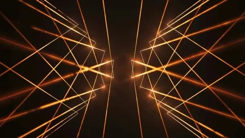 Dynamic Light Streaks and Geometric Kaleidoscope Animation for Digital Visuals 스톡 동영상 328414581