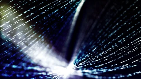 Dynamic light streaks moving abstract digital background loop cinematic Stock Footage 327572023