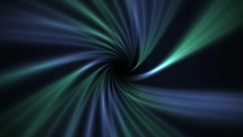 Dynamic light swirl pattern in dark background Stock Footage 340286103