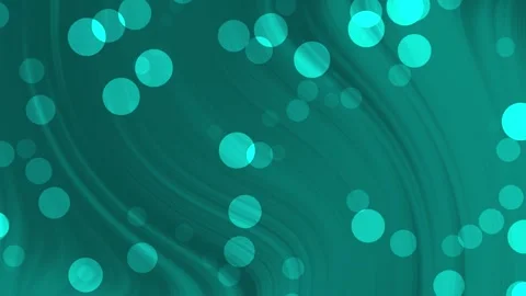 Dynamic light teal background, sparkling glowing dot, turquoise abstract Stock Footage 297957540
