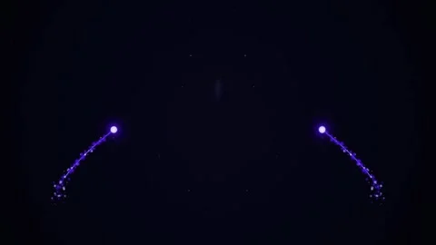 Dynamic light trail loop transition for motion graphics. Seamless futuristic Video stock 340003539