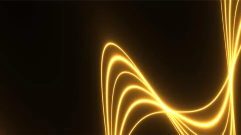 Dynamic Light Trails Creating Abstract Visual Effects. Illustrazione stock