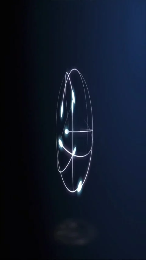 Dynamic light trails in motion blur effect. Abstract cinematic LED streaks Stock-Footage 339778176