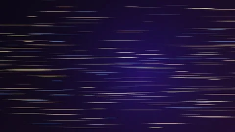 Dynamic light trails streak across a dark blue background Stock Footage 327338685