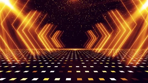 Dynamic lighting awards stage background Video stock 262738631