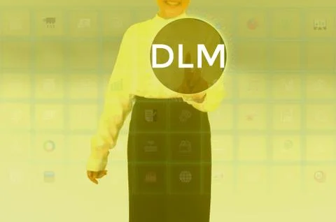 Dynamic Line Management or Digital Lighting Management - business concept Stock Photos