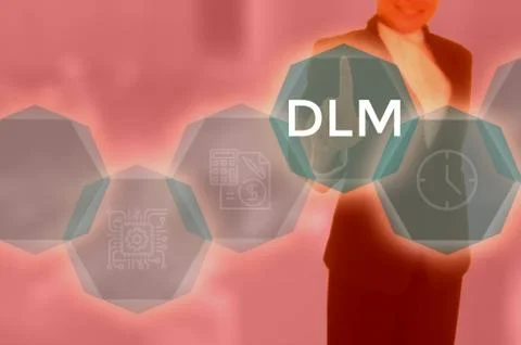Dynamic Line Management or Digital Lighting Management - business concept Stock Photos