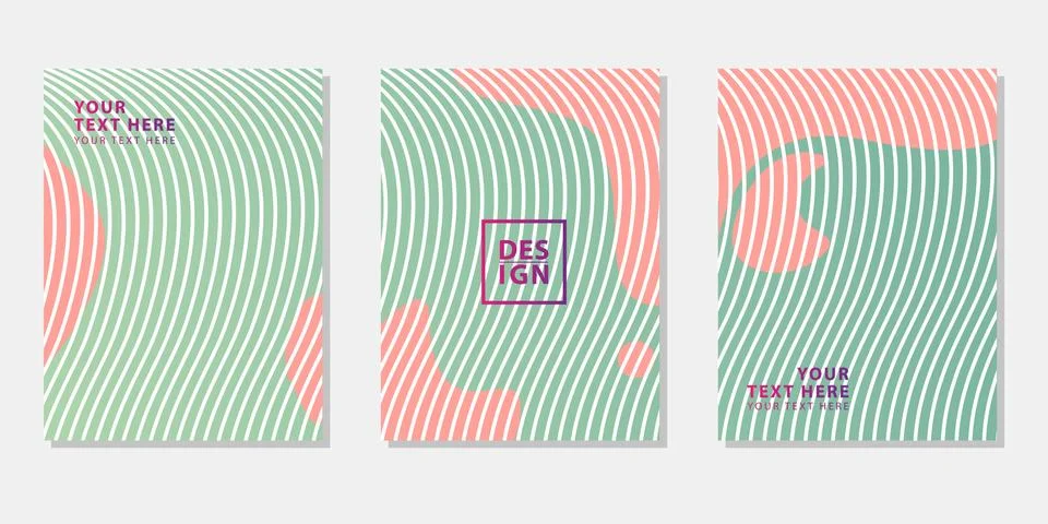 DYNAMIC LINE POSTER Stock Illustration