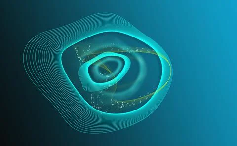 Dynamic line wave abstract Stock Illustration