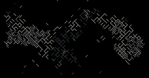 Dynamic Linear Animation Forming Panama Country Map Stock Footage 327735448