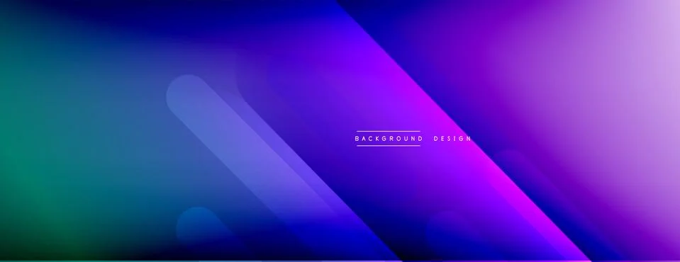 Dynamic lines abstract background. 3D shadow effects and fluid gradients. Modern Illustrazione stock