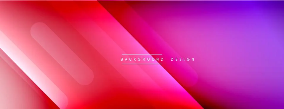 Dynamic lines abstract background. 3D shadow effects and fluid gradients. Modern イラスト素材